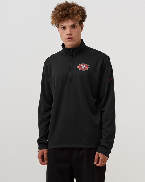 Nike NFL San Francisco 49ers Mens Nike Logo Pacer Half Zip Black