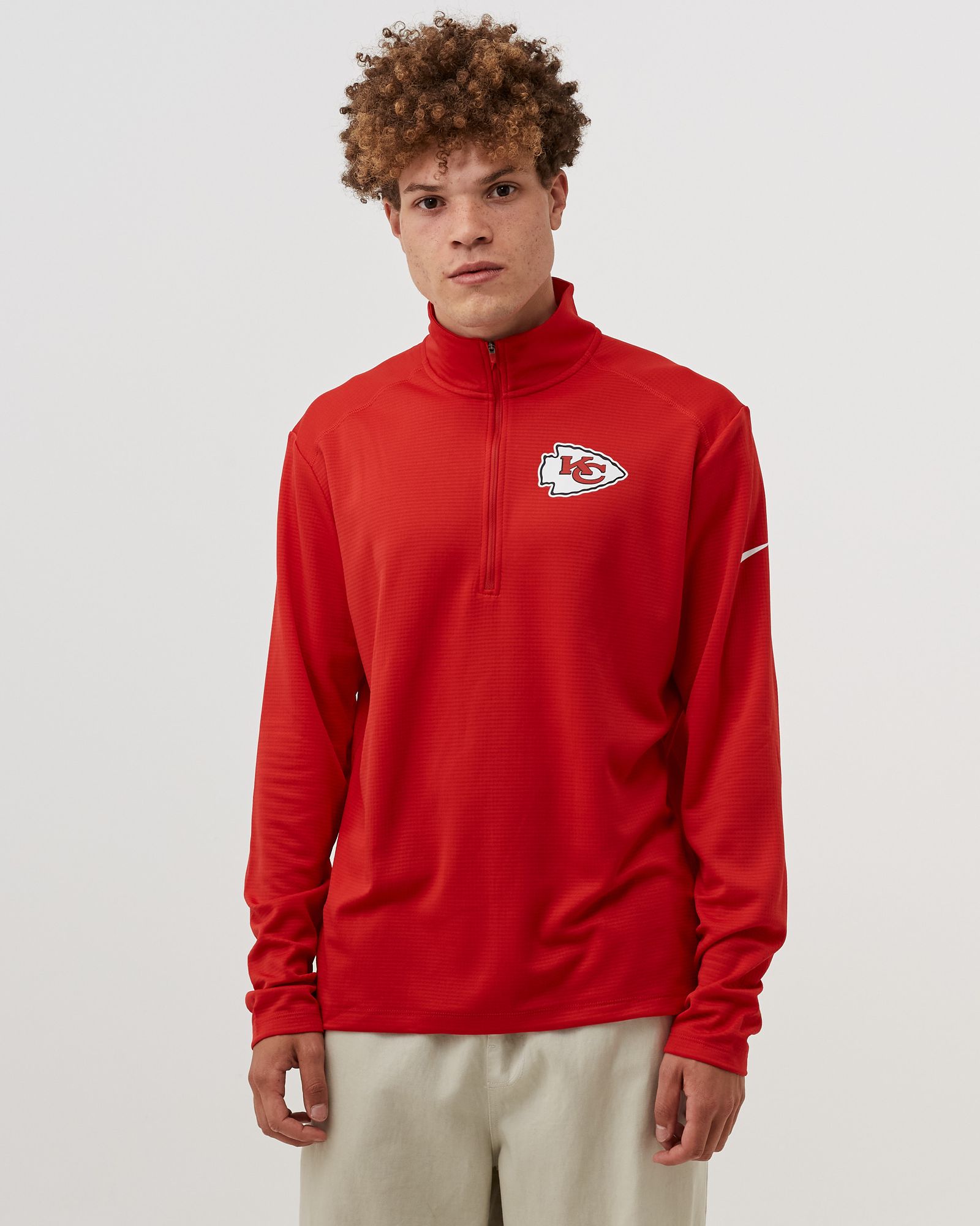 Kansas City Chiefs Logo Pacer Half Zip