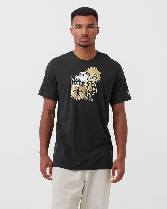 New Orleans Saints Black Historic Triblend Tee