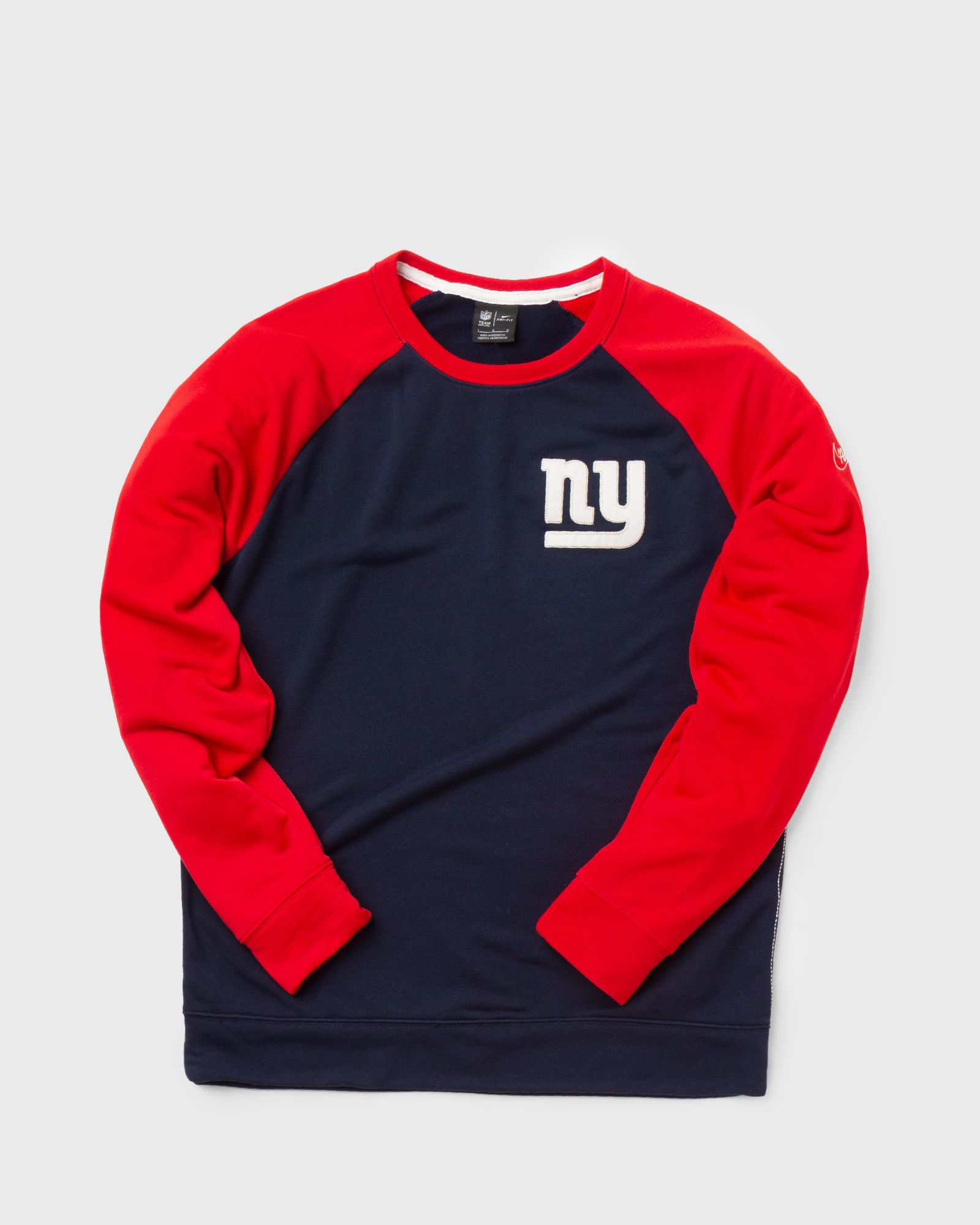 New York Giants Dri-Fit Raglan Crew Longsleeve
