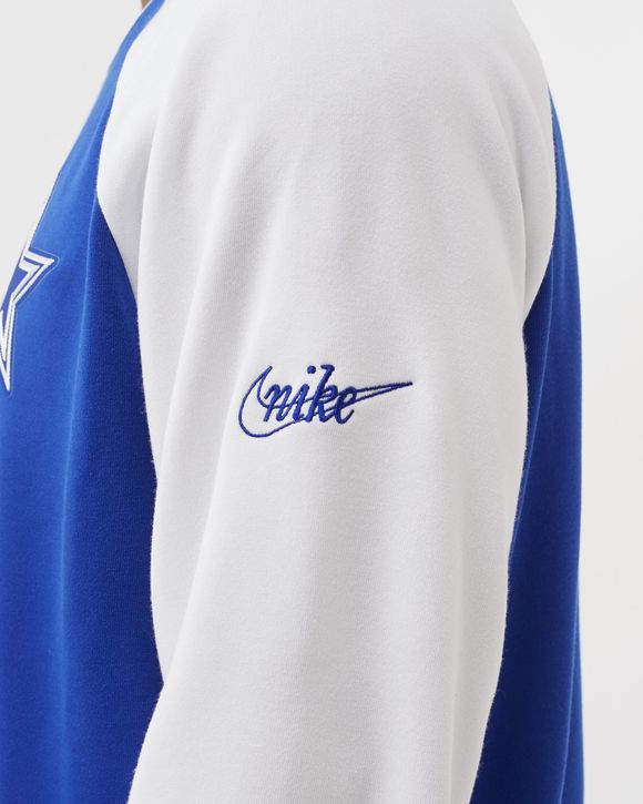 Dallas Cowboys Nike Dri-Fit Cotton Long Sleeve Raglan T-Shirt - Mens