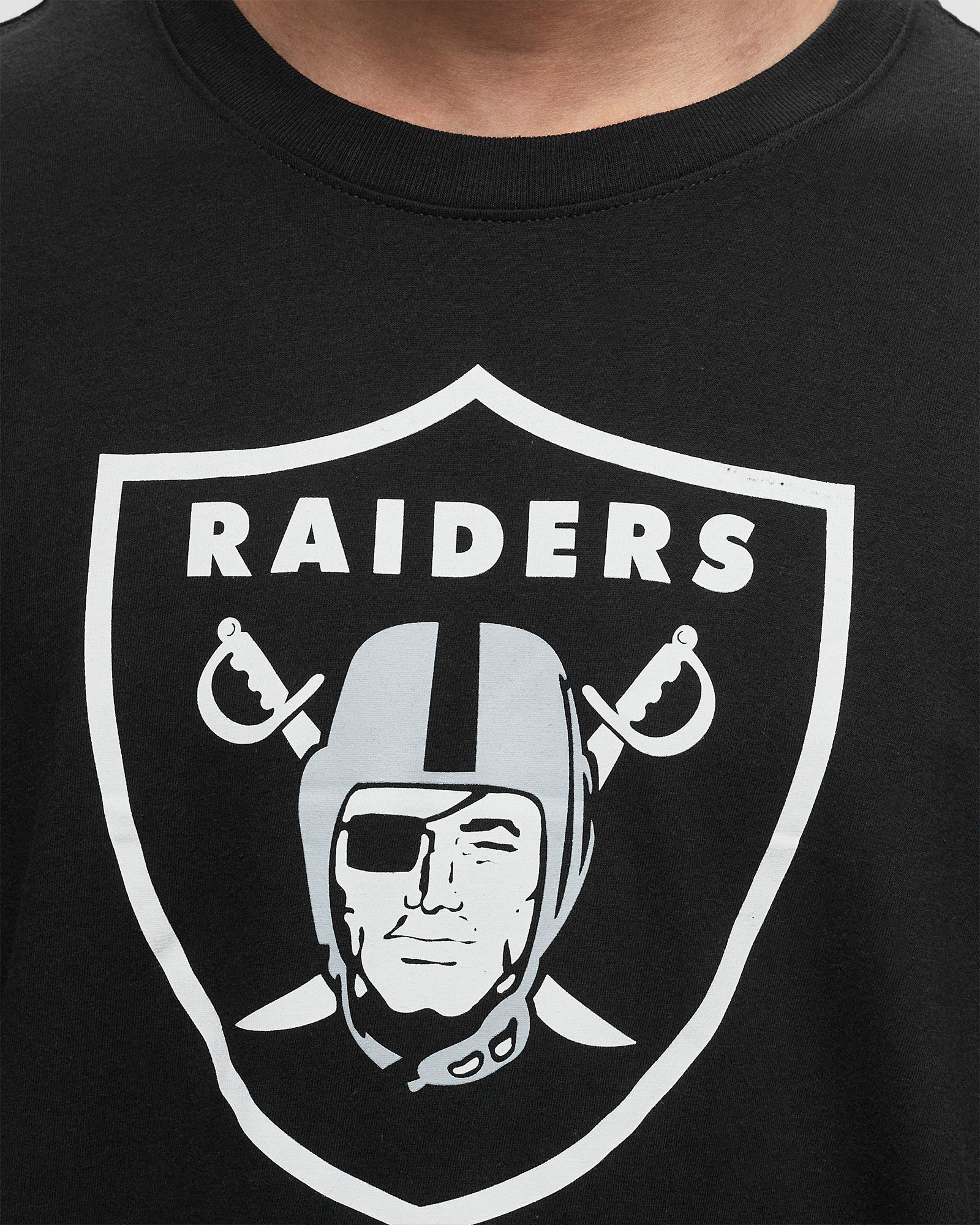 NFL Las Vegas Raiders Nike Essential Cotton LS Logo T-Shirt