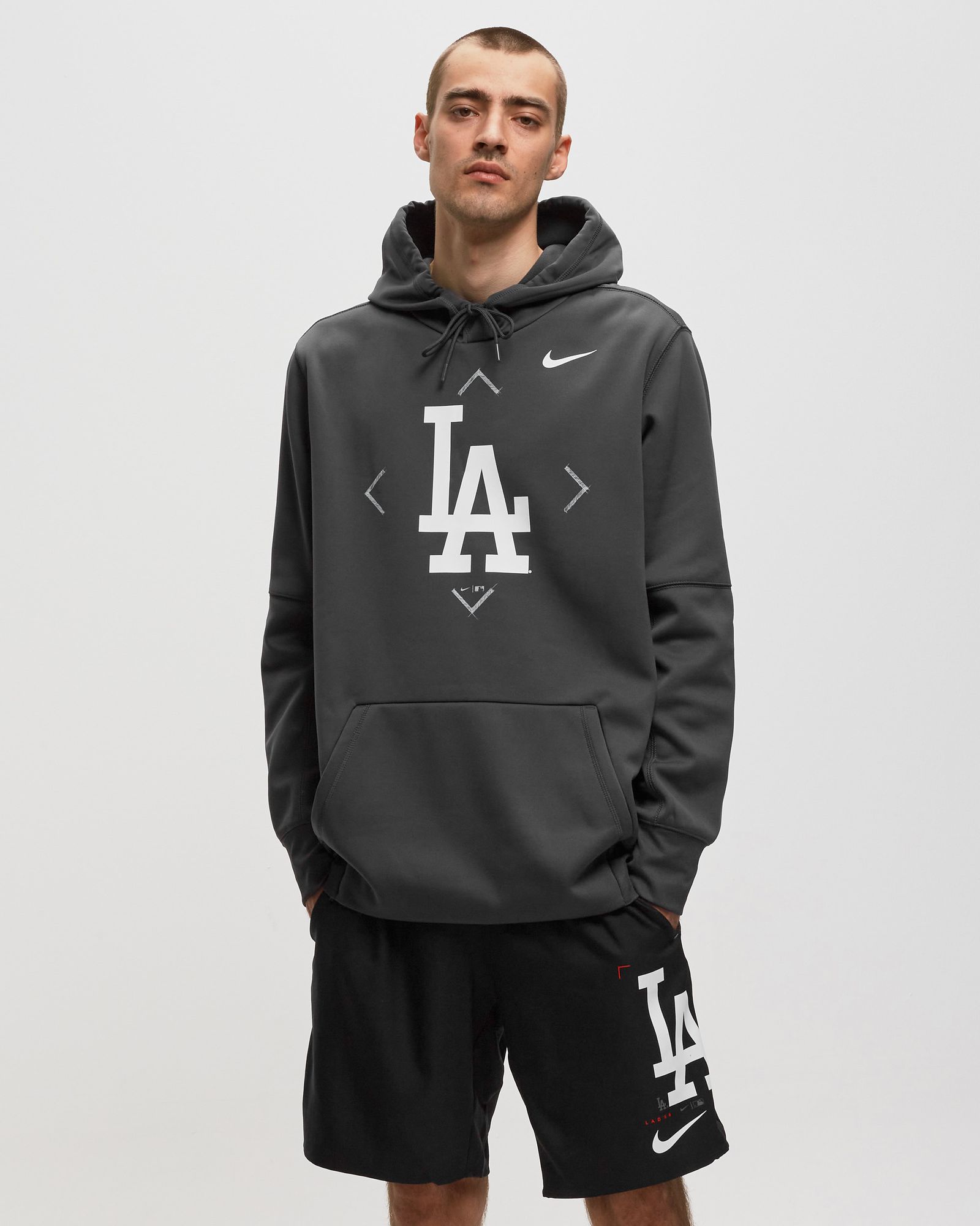 MLB Los Angeles Dodgers Nike Therma Bracket Icon Performance Fleece Sweat