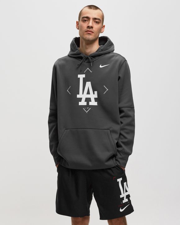 Nike MLB Los Angeles Dodgers Nike Therma Bracket Icon Performance Fleece  Sweat Grey - ANTHRACITE