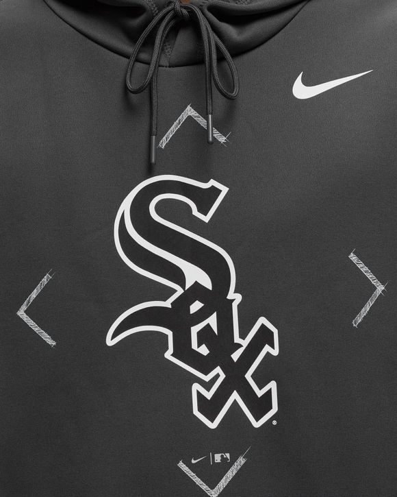 Nike MLB Chicago White Sox Nike Therma Bracket Icon Performance Fleece  Sweat Grey