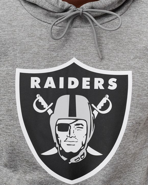 Oakland Raiders Pinnacle Heavyweight Fleece Hoodie (Heather Grey