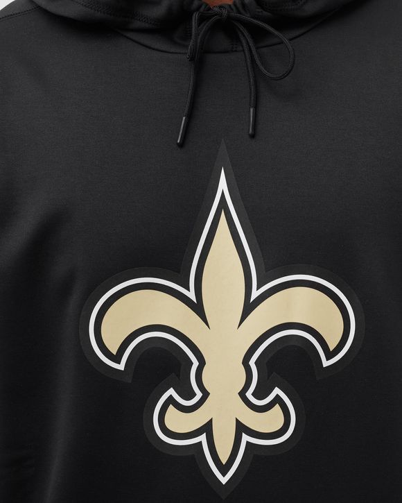 New Orleans Saints Fleur de Lis Hooded Sweatshirt - BLACK & GOLD SPORTS