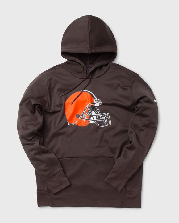 Nike/NFL Men's Cleveland Browns Fleece Hoodie XL Gray Helmet Emblem Perfect