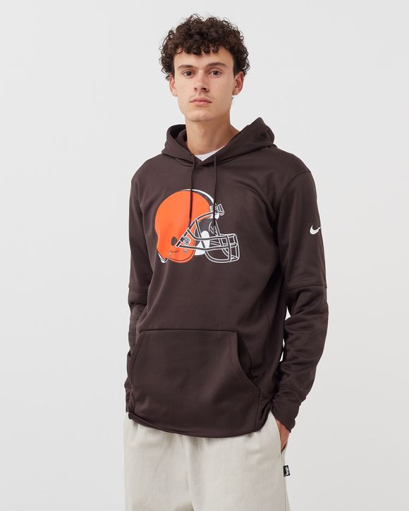 CLEVELAND BROWNS HOODIE Sewn Brown Sweatshirt Youth Size Medium