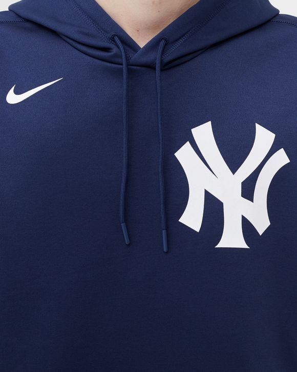 Aanstellen Gevoel streep Nike New York Yankees Wordmark Therma Performance Pullover Hoodie Blue |  BSTN Store