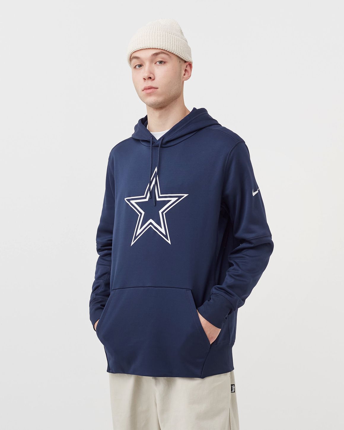 Nike Prime Logo Therma Hoodie Dallas Cowboys Blue BSTN Store