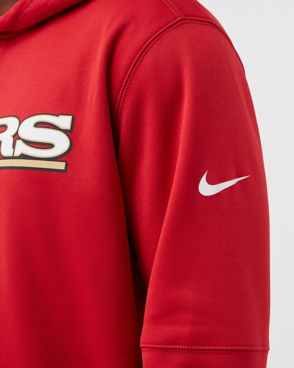 Nike Wordmark Therma Hoodie San Francisco 49ers Red - GYM RED