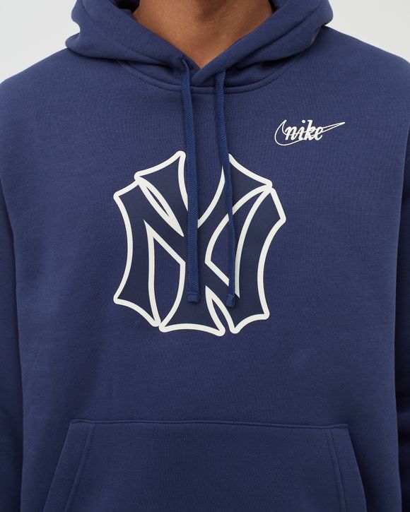Nike New York Yankees Wordmark Therma Performance Pullover Hoodie Blue -  MIDNIGHT NAVY