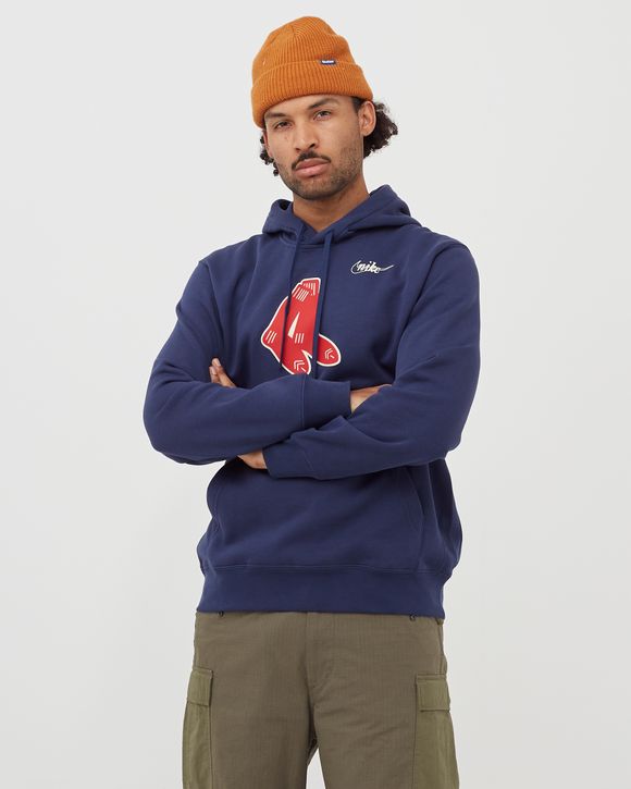 Boston Red Sox Nike Wordmark Hoodie - Midnight Navy - Youth