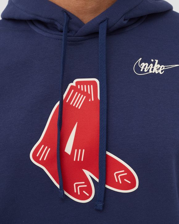 Boston Red Sox Nike Wordmark Hoodie - Midnight Navy - Youth