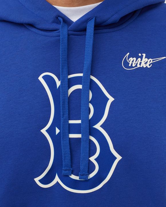 Nike Brooklyn Dodgers Cooperstown Logo Club Hoodie Blue - Rush Blue