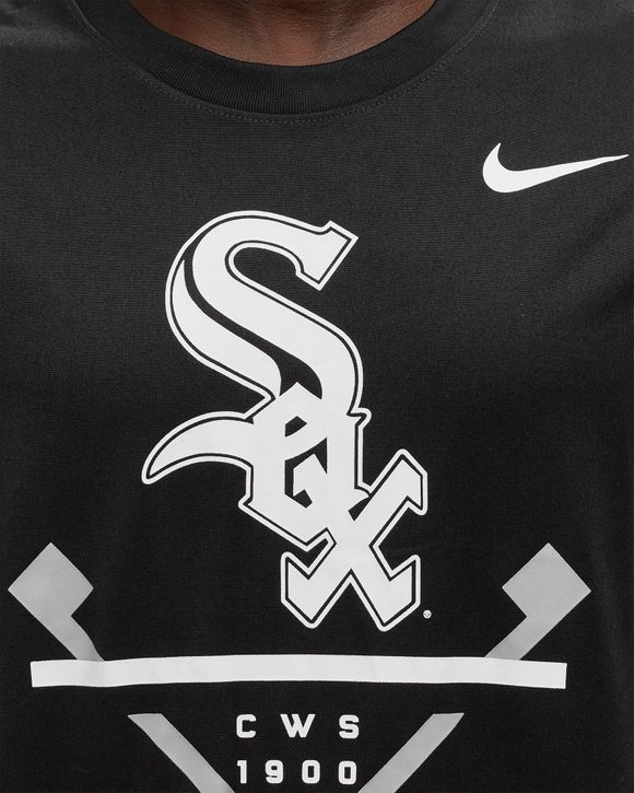 Black Nike Mlb Wordmark Chicago White Sox T-Shirt