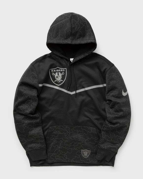 NIKE Fan Gear Las Vegas Raiders Mens Nike Therma Pullover Hoodie  (Anthracite), (8.085,46 kr), Large selection of outlet-styles