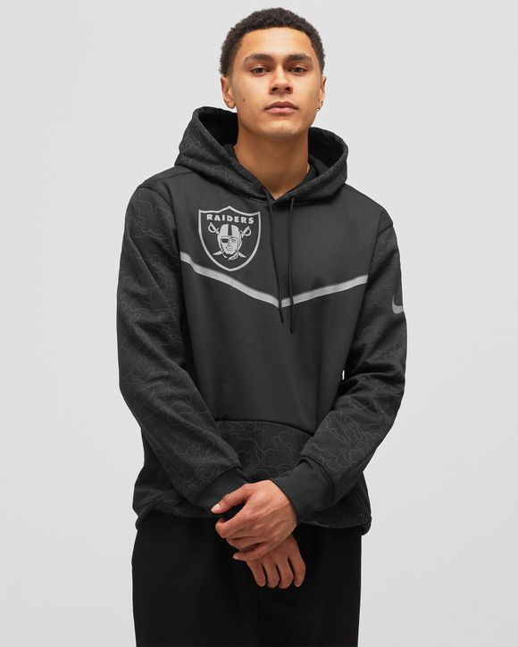 Las Vegas Raiders Nike Prime Logo Therma Pullover Hoodie - Mens