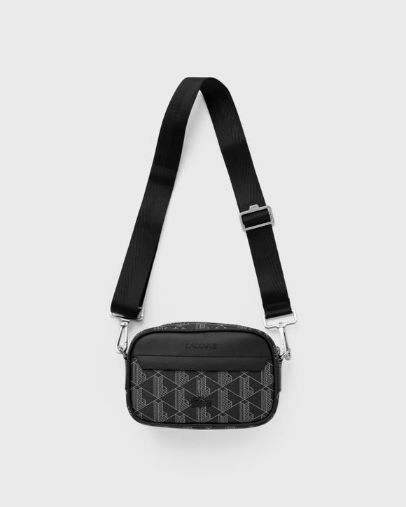 Lacoste REPORTER BAG Black MONOGRAM NOIR GRIS