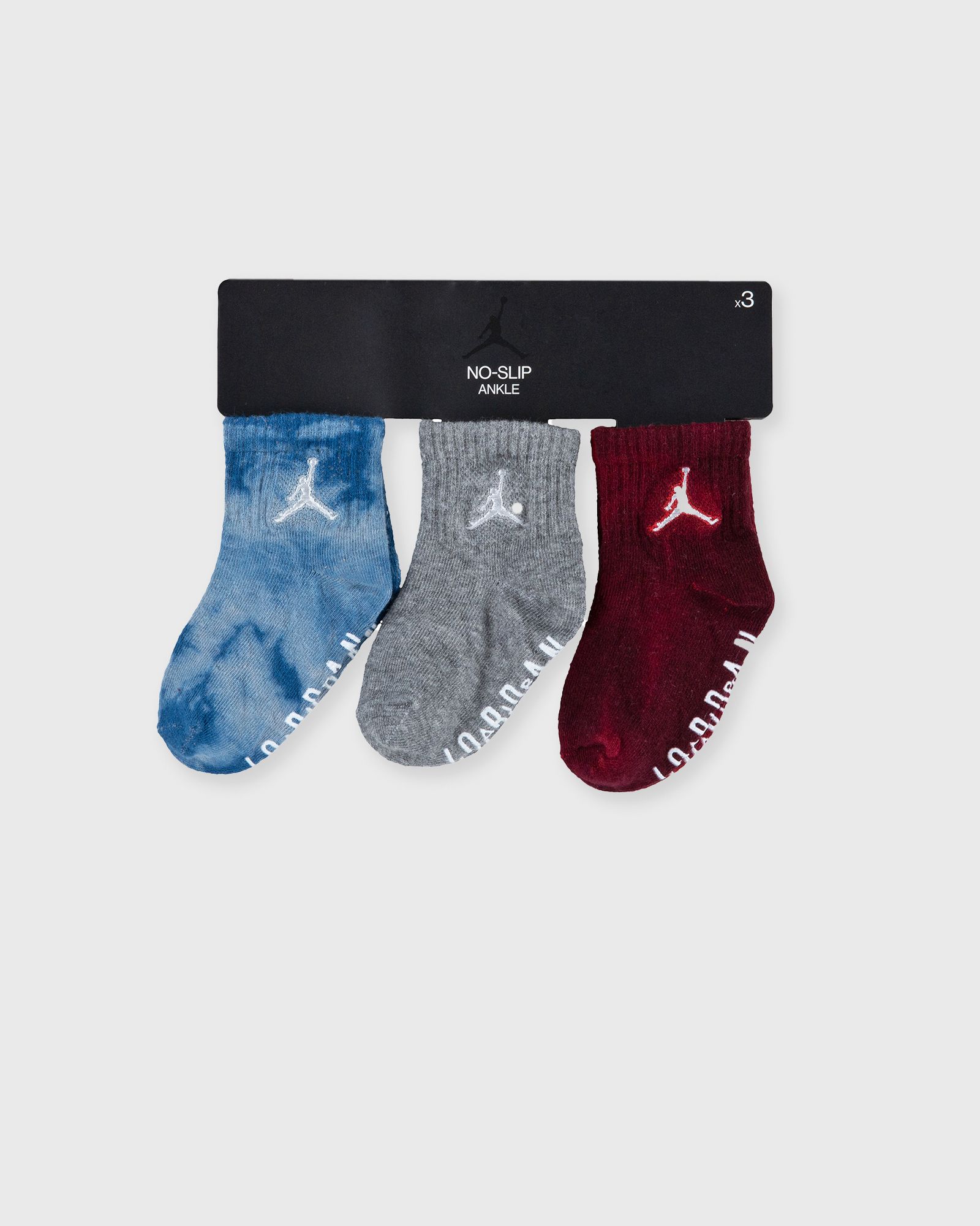 TIE-DYE GRIPPER INFANT/TODDLER ANKLE 3 PK