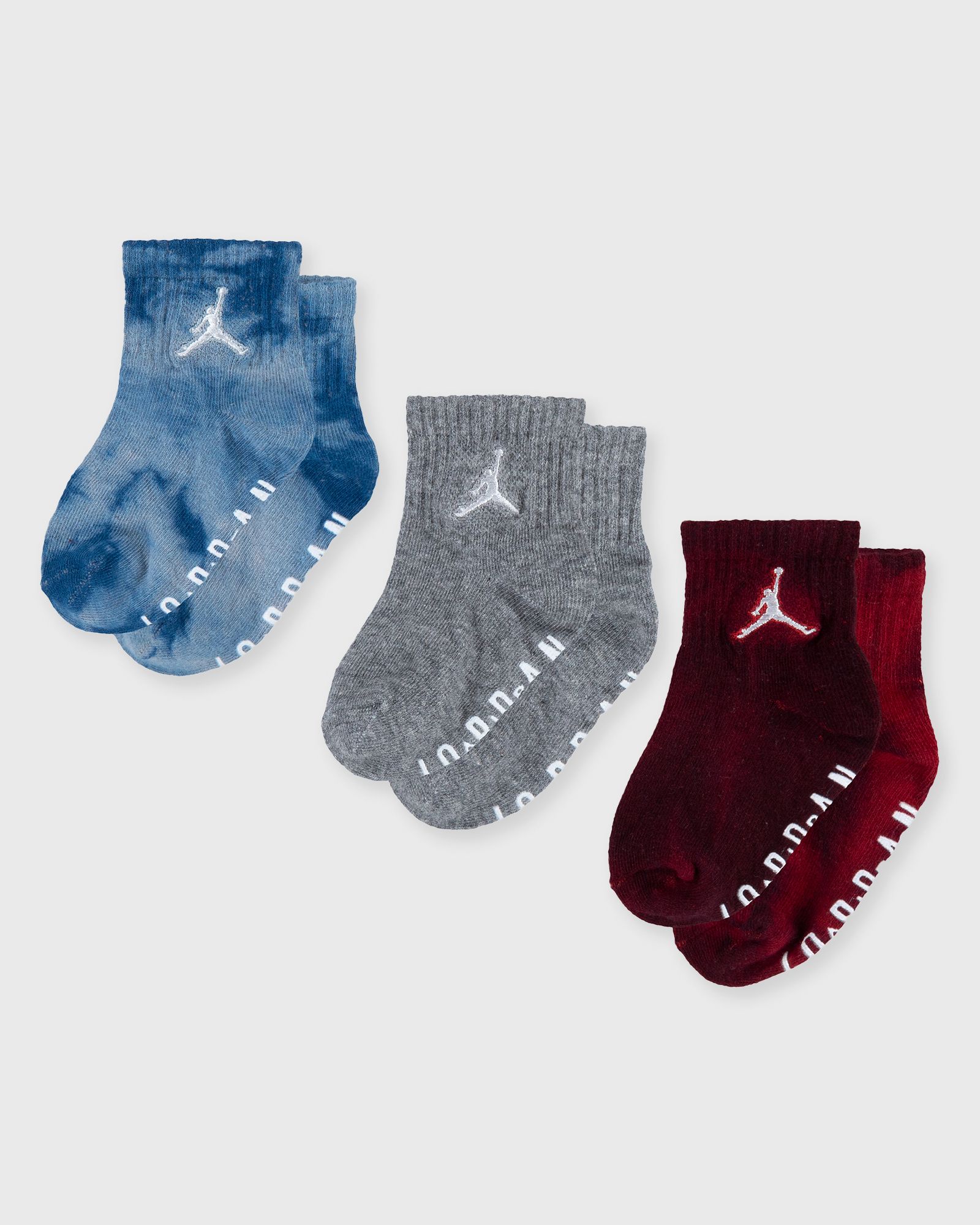 TIE-DYE GRIPPER INFANT/TODDLER ANKLE 3 PK