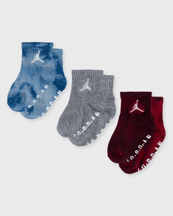 TIE-DYE GRIPPER INFANT/TODDLER ANKLE 3 PK