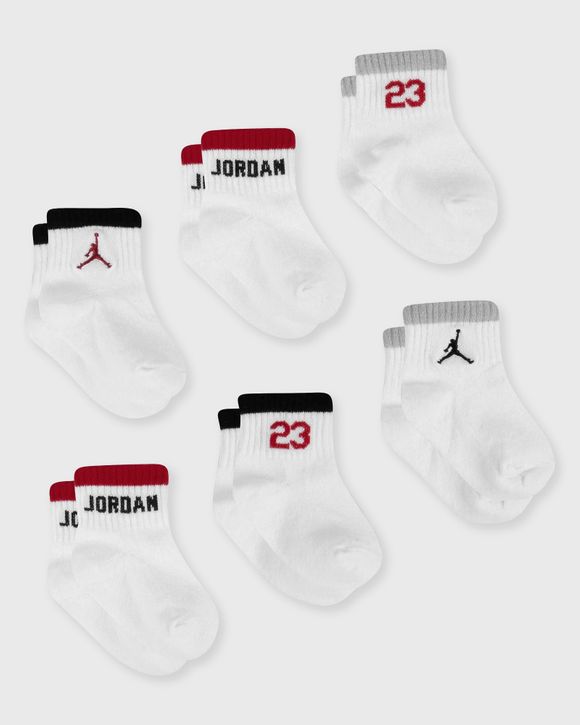 Jordan JORDAN LEGACY INFANT TODDLER ANKLE 6 PACK White BSTN Store