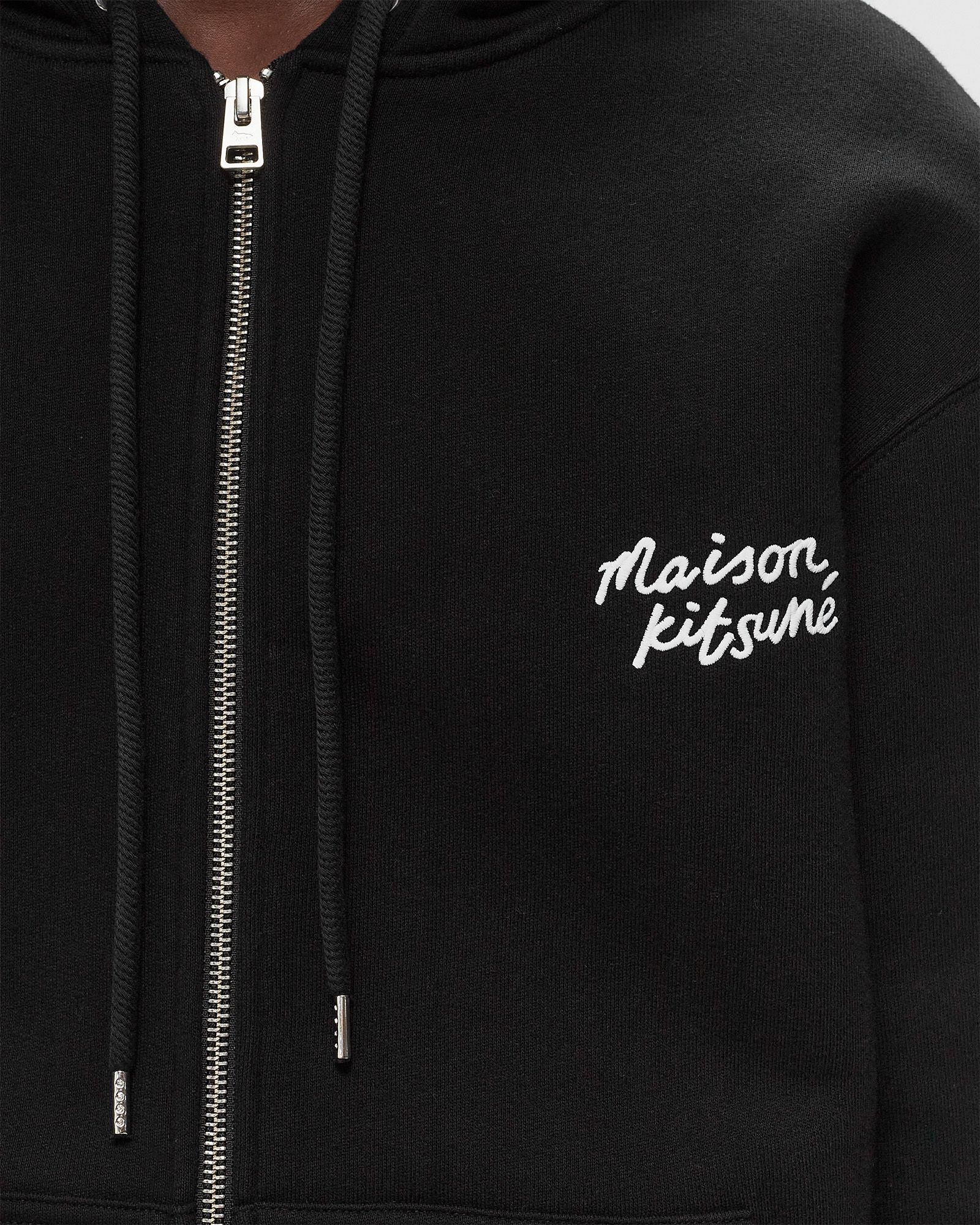 MAISON KITSUNE HANDWRITING STRIPED COMFORT SWEATSHIRT
