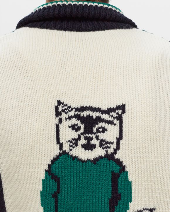 KNITTED COLLEGE BLOUSON