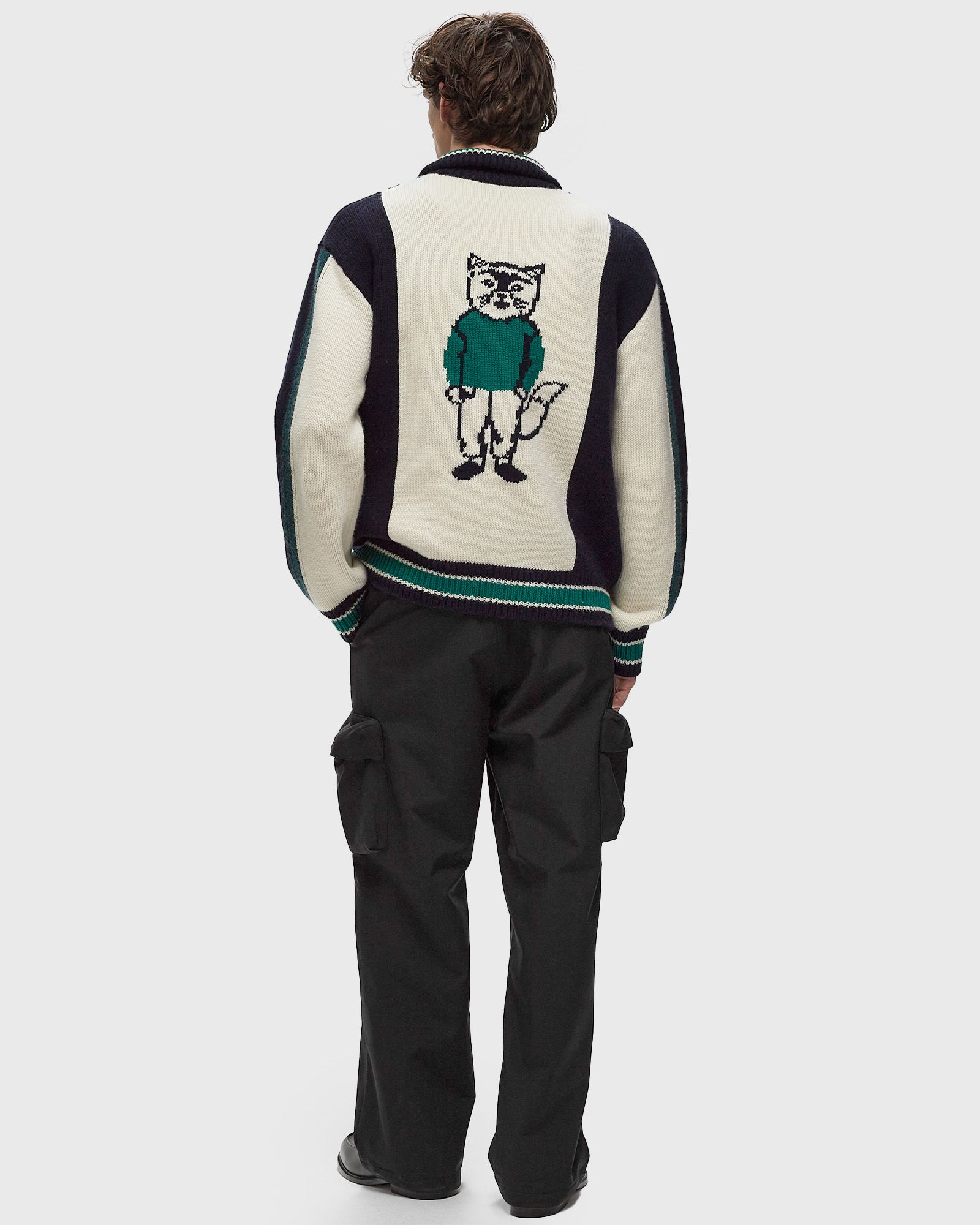 KNITTED COLLEGE BLOUSON