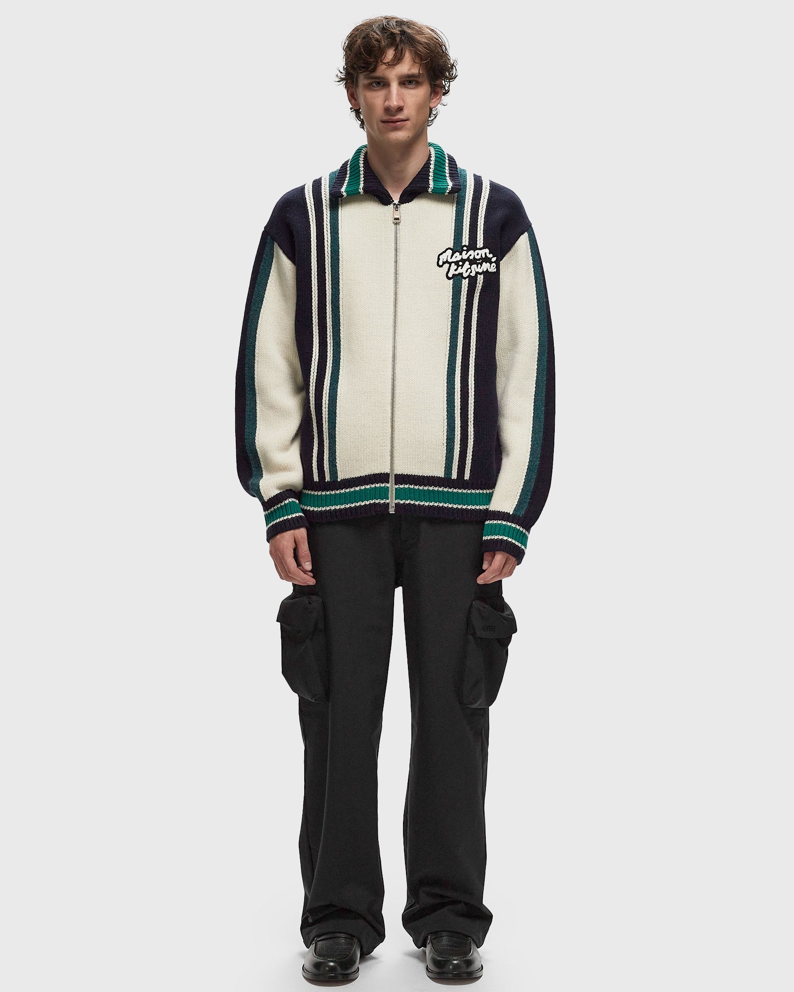KNITTED COLLEGE BLOUSON
