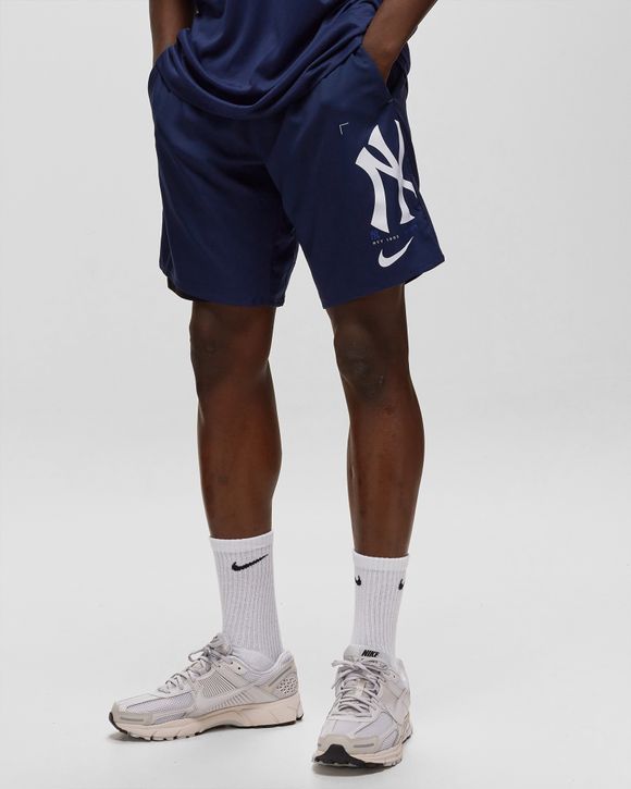 Nike New York Yankees Primetime Logo Dri-Fit Woven Short Blue - MIDNIGHT  NAVY-WHITE