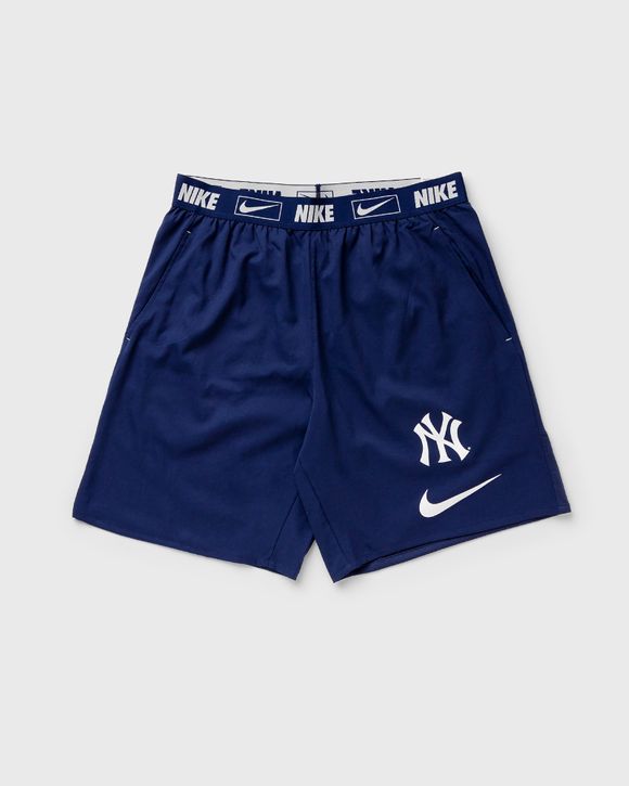 Nike New York Yankees Primetime Logo Dri-Fit Woven Short Blue