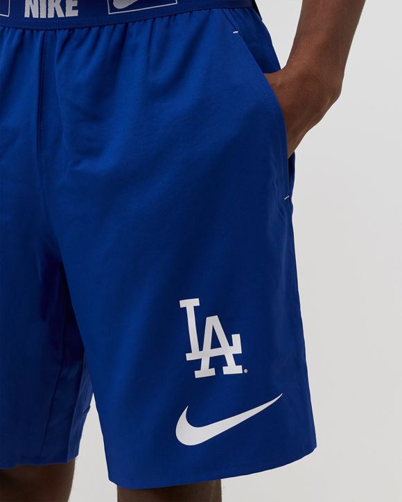 Nike LA Dodgers Primetime Logo Dri-Fit Woven Short Blue