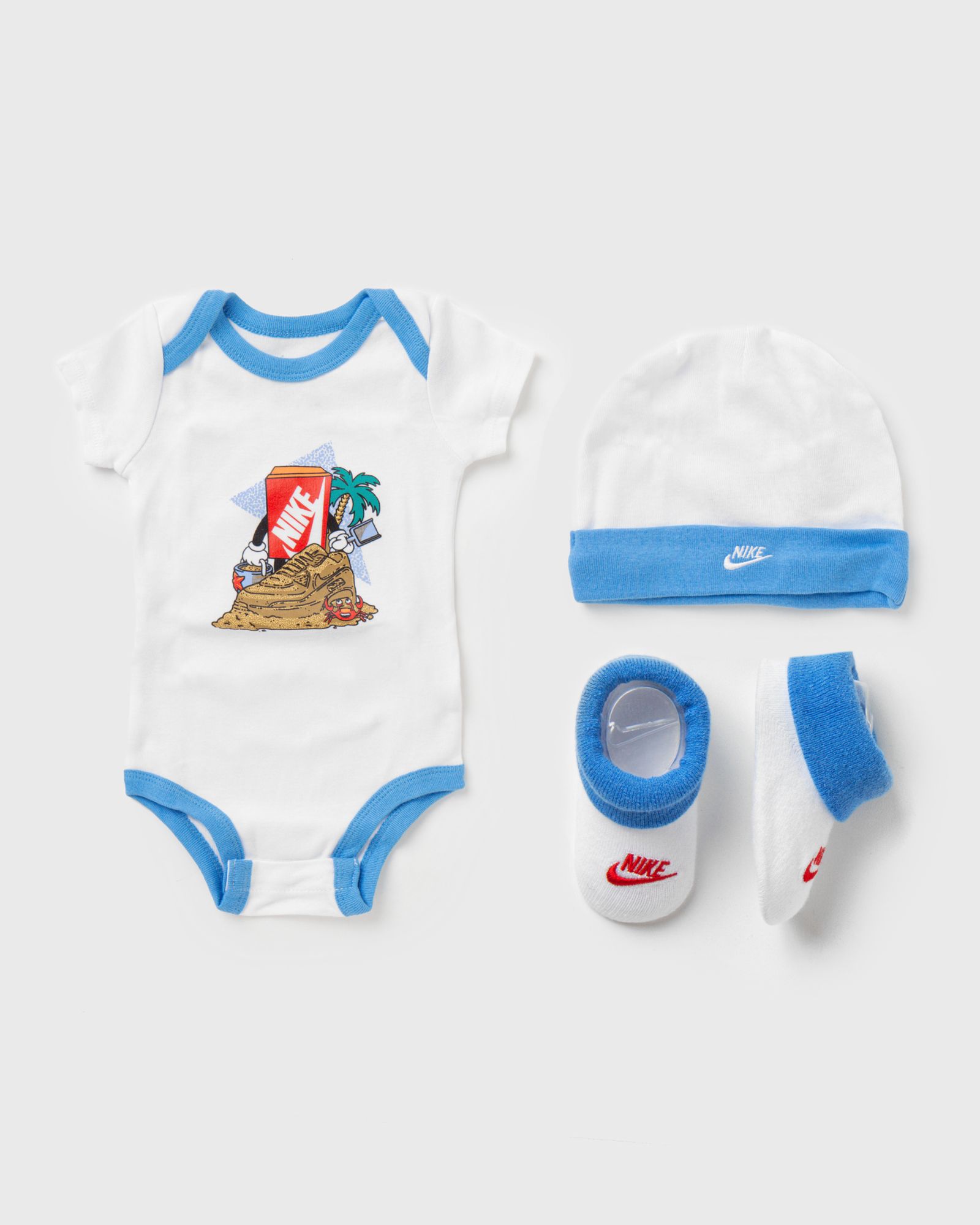 BODYSUIT, HAT, AND BOOTIES 3-PIECE SET