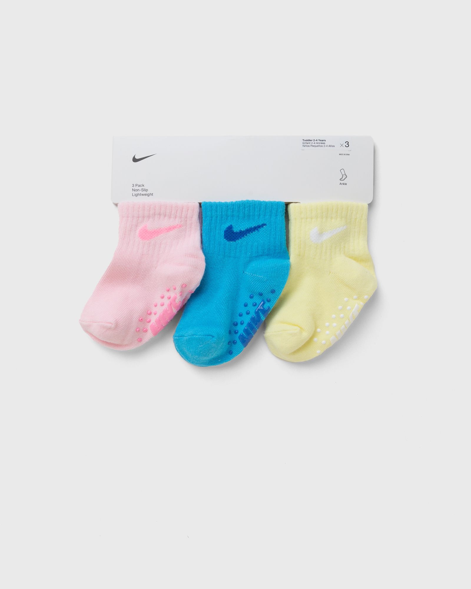 GIRLS ANKLE SOCKS 3-PACK