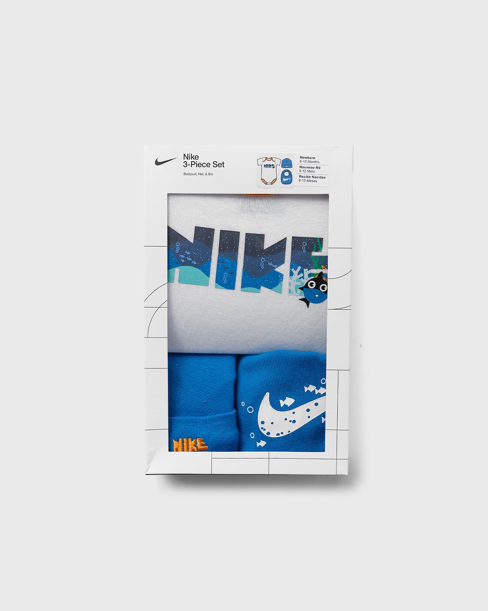 KSA CORAL REEF HAT, BODYSUIT & BIB 3-PIECE  SET