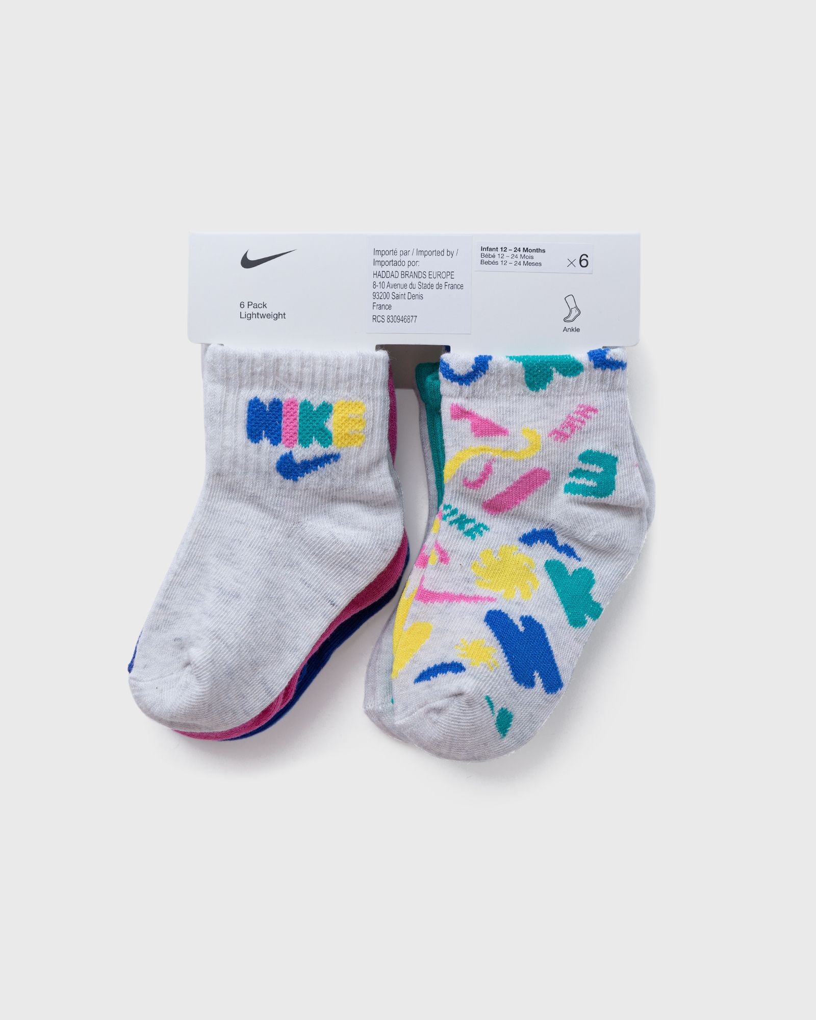 PRIMARY PLAY 6PK SOCKS