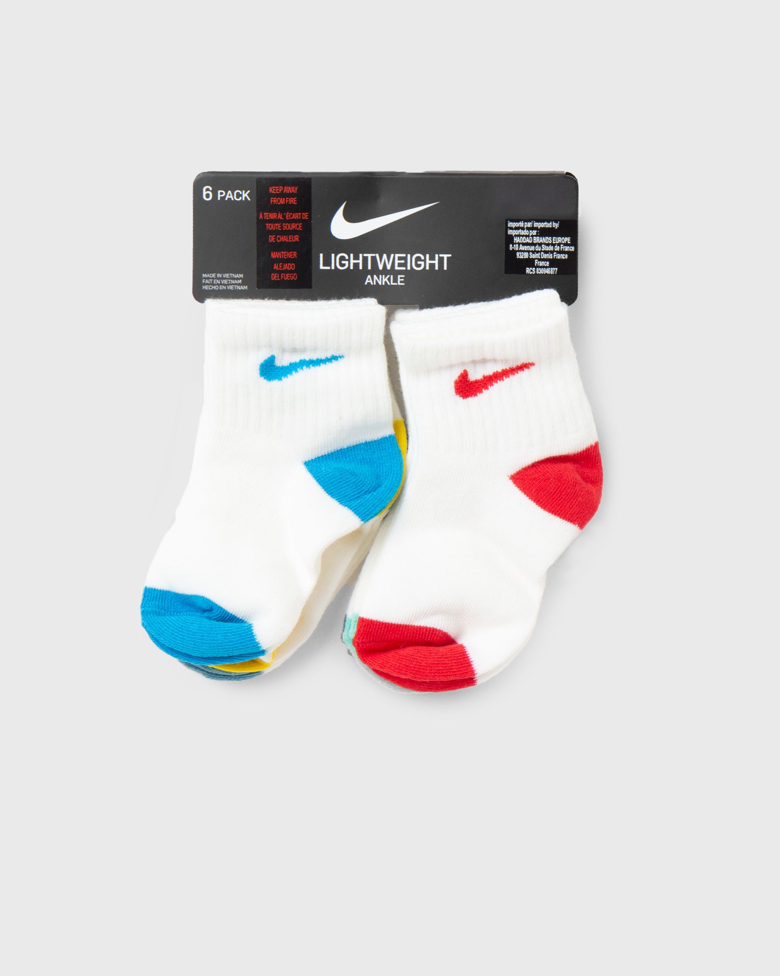 POP COLOR ANKLE SOCKS 6PK