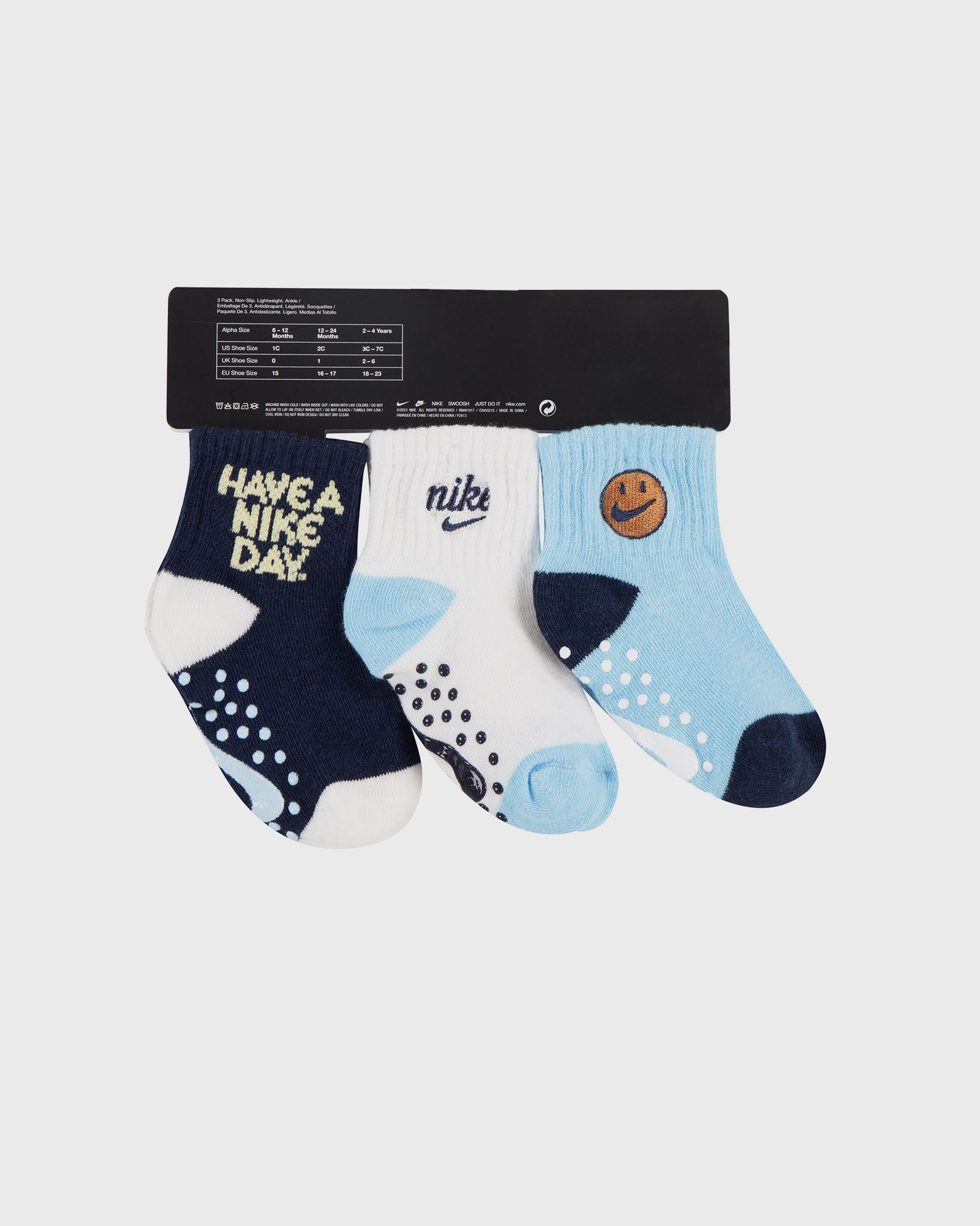 3PK BOYS GRIPPER SOCK