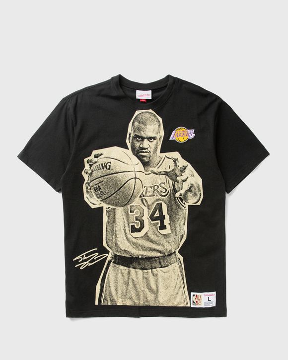NBA BLOCKBUSTER SS PLAYER TEE VINTAGE LOGO LOS ANGELES LAKERS SHAQUILLE O'NEAL