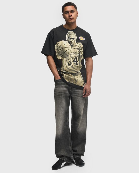 NBA BLOCKBUSTER SS PLAYER TEE VINTAGE LOGO LOS ANGELES LAKERS SHAQUILLE O'NEAL