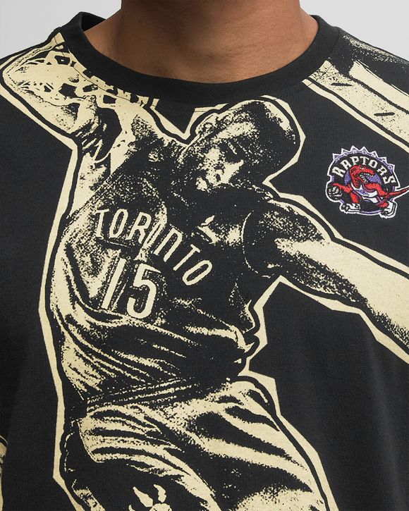 NBA BLOCKBUSTER SS PLAYER TEE VINTAGE LOGO TORONTO RAPTORS VINCE CARTER