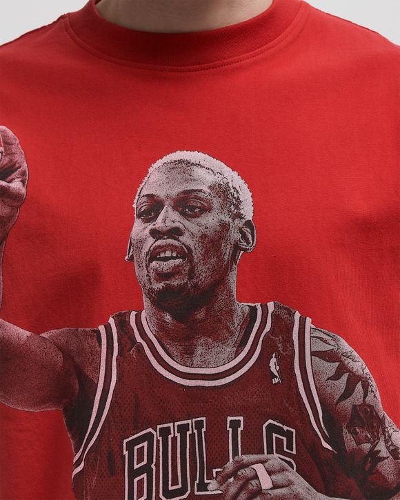 NBA ULTIMATE PLAYER TEE VINTAGE LOGO CHICAGO BULLS DENNIS RODMAN #91