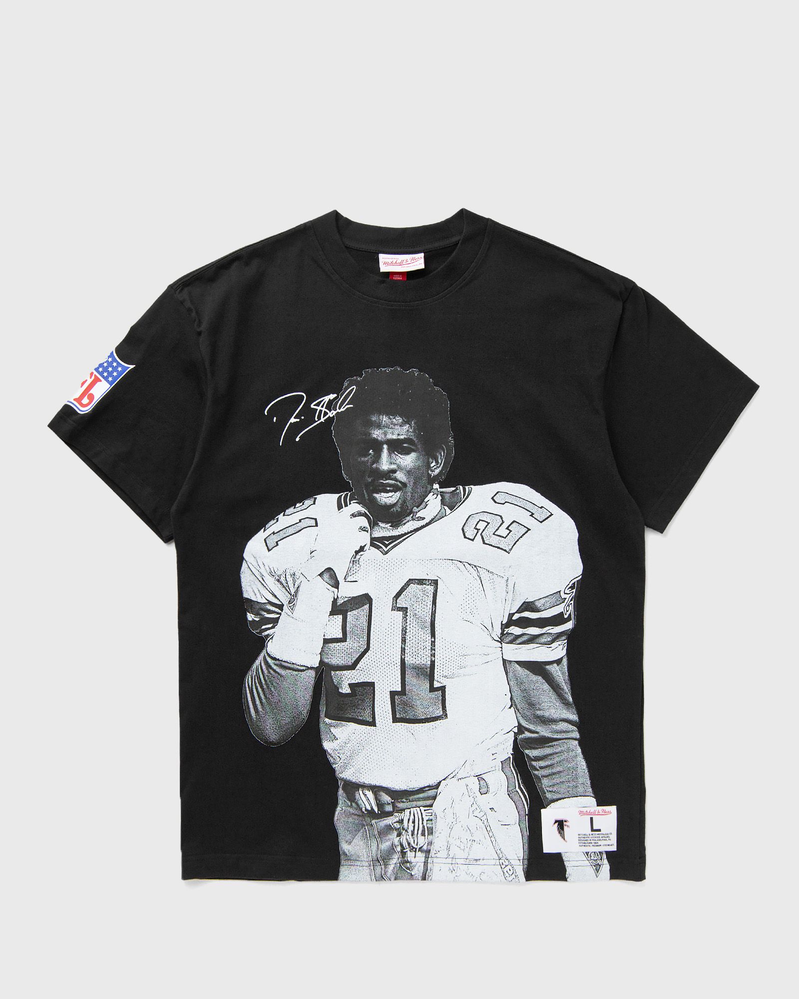 NFL ULTIMATE PLAYER TEE VINTAGE LOGO ATLANTA FALCONS DEION SANDERS #21