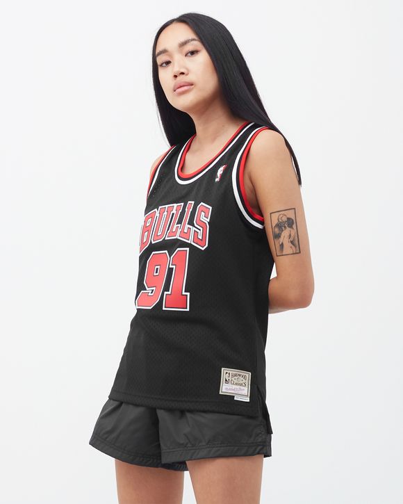 Mitchell & Ness Chicago Bulls #91 Dennis Rodman black/red Swingman