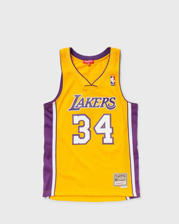 Mitchell & Ness NBA Women's Swingman Jersey Los Angeles Lakers 1999-00 Shaquille O ́Neal #34 Women Tops & Tanks purple|yellow in Size:XS