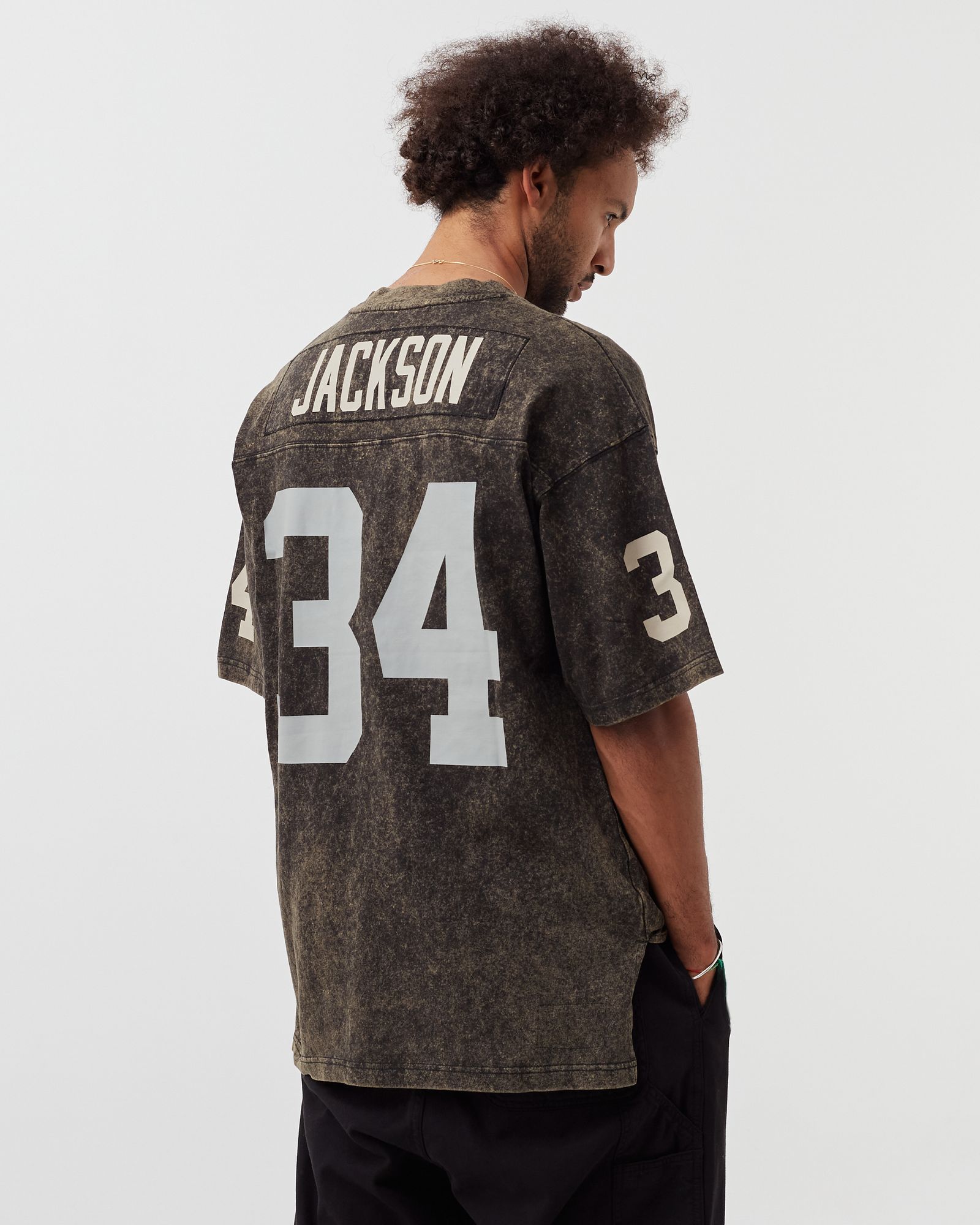 LOS ANGELES RAIDERS Quintessential Acid Wash Top