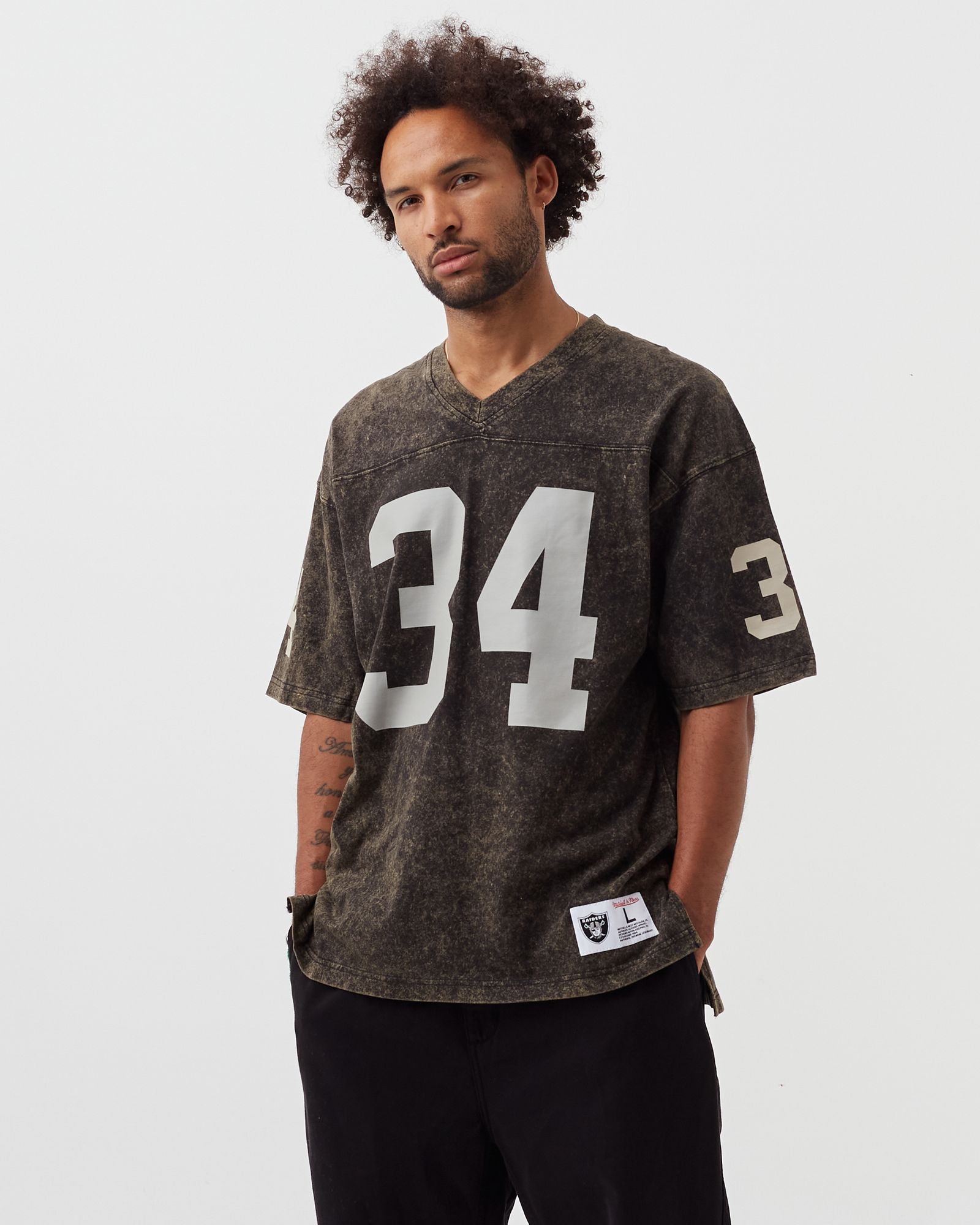 LOS ANGELES RAIDERS Quintessential Acid Wash Top